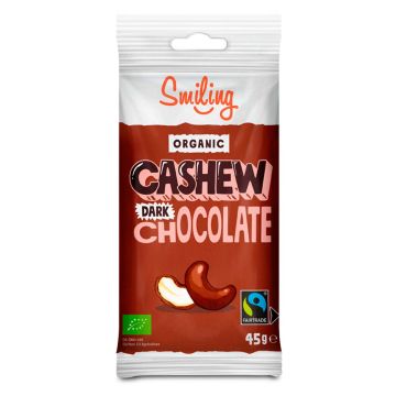 SMILING CASHEWPÄHKINÄ TUMMASUKLAA 45 G