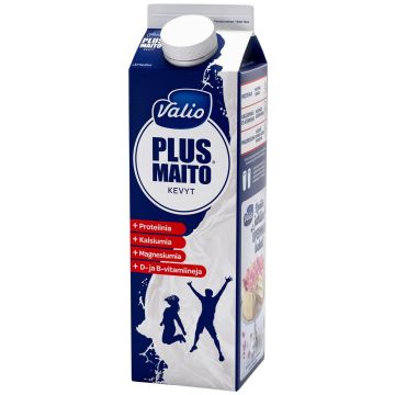 VALIO PLUS KEVYTMAITO 1L