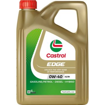 CASTROL EDGE TITANIUM FST 0W-40 A3/B4 MOOTTORIÖLJY 4 L