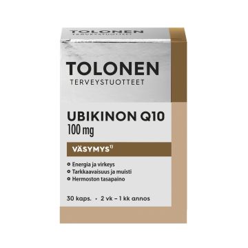 TOLOSEN UBIKINON 100MG 30 KPL