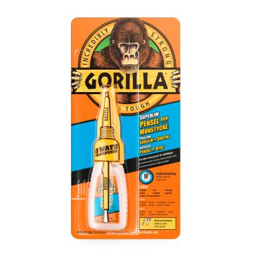 GORILLA SUPER GLUE BRUSH & NOZZLE PIKALIIMA 12 G