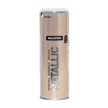 MASTON SPRAYMAALI METALLIC ANTIIKKI KULTA 400 ML