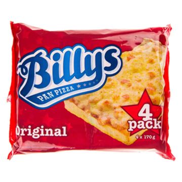 BILLYS PAN PIZZA ORIGINAL 4-PACK 680 G