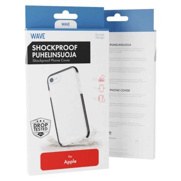 WAVE SHOCKPROOF PUHELINSUOJA, APPLE IPHONE 11 PRO, MUSTA REUNA