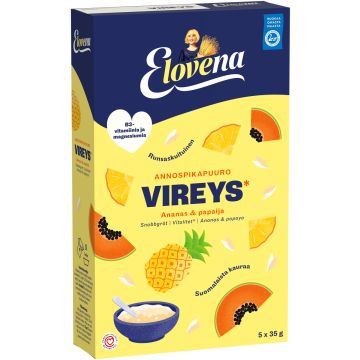ELOVENA VIREYS PAPAIJA & ANANAS ANNOSPIKAPUURO 175 G