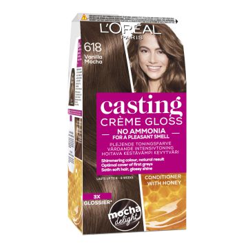 LOREAL CASTING CRÉME GLOSS 618 VANILLA MOCHA KEVYTVÄRI