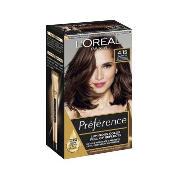 LOREAL PREFERENCE 4.15 CARACAS DEEP MAHOGANY BROWN SYVÄ MAHONGI