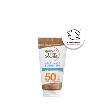 GARNIER AMBRE SOLAIRE ANTI-AGE SUPER UV AURINKOSUOJAVOIDE KASVO 50