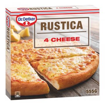 DR. OETKER RUSTICA PIZZA 4 CHEESE 555 G