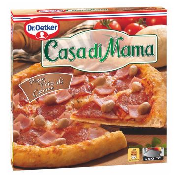 DR. OETKER CASA DI MAMA PIZZA TRIO DI CARNE 395 G