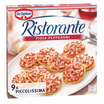 DR. OETKER RISTORANTE PICCOLISSIMA PIZZA 9KPL PEPPERONI 216 G