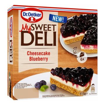 DR. OETKER MY SWEET DELI CHEESECAKE BLUEBERRY 525 G