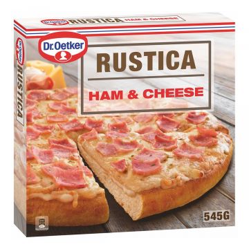 DR. OETKER RUSTICA PIZZA HAM&CHEESE 545 G