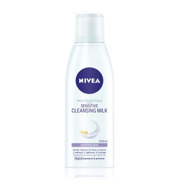 NIVEA DAILY ESSENTIALS SENSITIVE CLEANSING MILK PUHDISTUSEMULSI 200