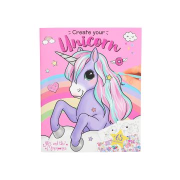 YLVI & THE MINIMOOMIS UNICORN VÄRITYSKIRJA