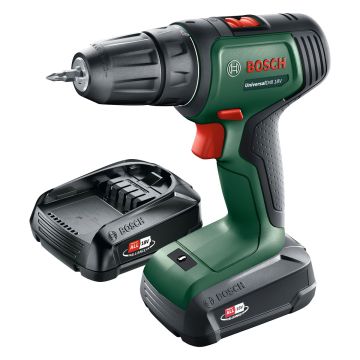 BOSCH AKKUPORAKONE UNIVERSAL DRILL 18V 2X1,5AH