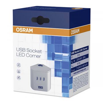 OSRAM USB SOCKET (3 X 5V 1A) LED CORNER