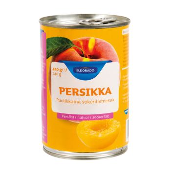 ELDORADO PERSIKANPUOLIKKAITA SOKERILIEMESSÄ 240 G