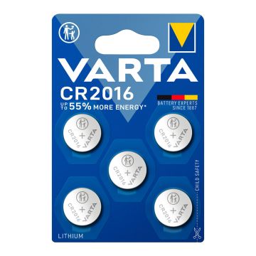 VARTA NAPPIPARISTO CR 2016 5-PACK