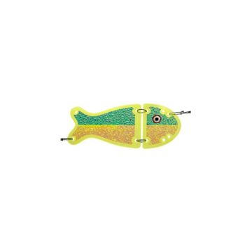 VK SALMON VK2 FLASHER 6,5" HOUKUTUSLEVY CHART/CRUSSED PEARL