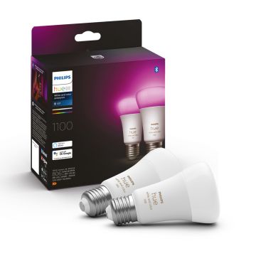 PHILIPS HUE WCA ÄLYLAMPPU 9W A60 E27 2KPL 800L 2000-6500K