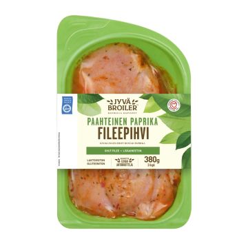 ATRIA JYVÄBR. BROILERIN FILEEPIHVI PAAHTEINEN PAPRIKA 380 G