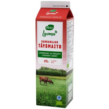 VALIO LUOMU VANHANAJAN TÄYSMAITO 1L