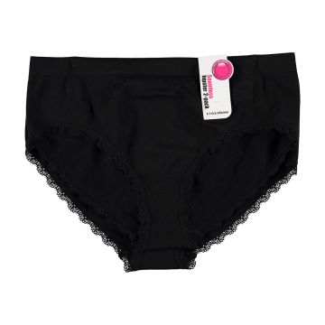 CROSSBOW NAISTEN SAUMATON 2-PACK HIPSTER PITSILLÄ, MUSTA, L/XL
