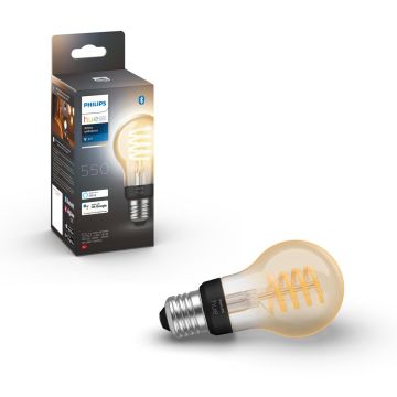 PHILIPS HUE WA ÄLYLAMPPU FILAMENT 7W A60 E27 550L 2200-4500K