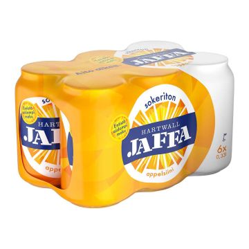 HARTWALL JAFFA APPELSIINI SOKERITON 0,33 TLK 6-PACK 1,98 L