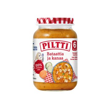 PILTTI BATAATTIA JA KANAA LASTENATERIA 6KK 190 G