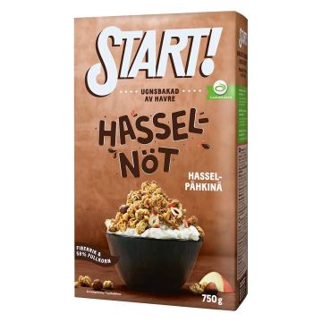 START HASSELPÄHKINÄ MYSLI 750 G