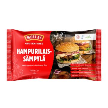 MOILAS HAMPURILAISSÄMPYLÄ 2KPL GTON 160 G