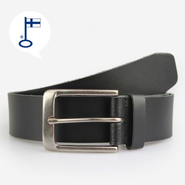 VENIZ NAHKAFARKKUVYÖ 40MM MUSTA, METALLISOLJELLA 90CM