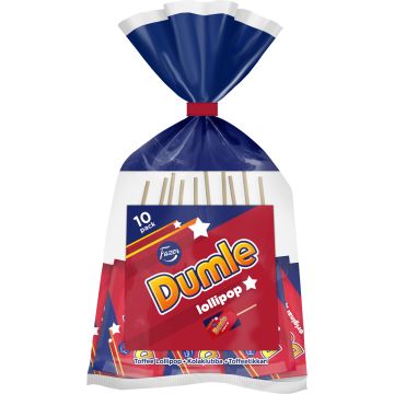 FAZER DUMLE LOLLIPOP TOFFEETIKKARI 10-PACK 100 G