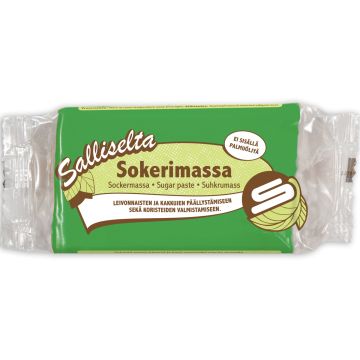 SALLINEN SOKERIMASSA VIHREÄ 250 G