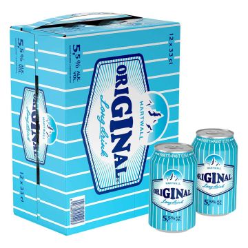 ORIGINAL LONG DRINK 5,5% GRAPEFRUIT 0,33 TLK 12-PACK 3,96 L