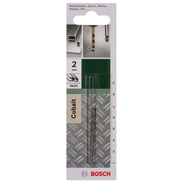 BOSCH METALLIPORANTERÄ 2,0 X 49MM, HSS-CO