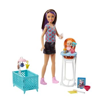 BARBIE BABYSITTER LEIKKISETTI FHY97