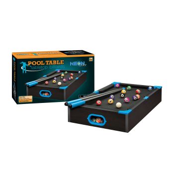 NEON BILLIARD POOL TABLE