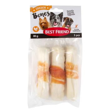 BEST FRIEND BONES PURURULLA KANAFILEELLEÄ 10CM 3KPL 80 G