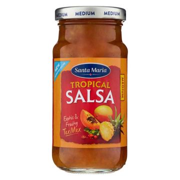 SANTA MARIA TEX MEX TROPICAL SALSA MEDIUM 230 G