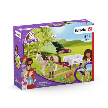 SCHLEICH HORSE CLUB SARAHIN CAMPING-LEIKKISETTI