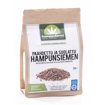 HAMPPUFARMI HAMPUNSIEMEN PAAHDETTU 250 G
