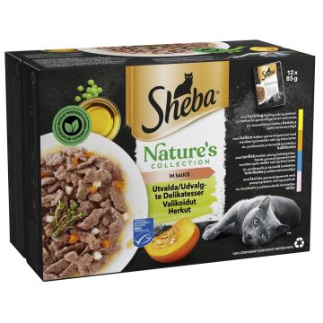 SHEBA ANNOSP. NATURE'S COLLECTION KASTIKELAJ. 12*85G 1,02 KG