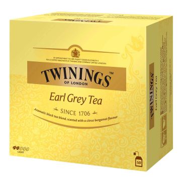 TWININGS EARL GREY TEE 50PS 100 G