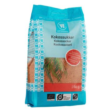 URTEKRAM KOOKOSSOKERI LUOMU 280 G