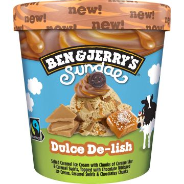 BEN&JERRY'S SUNDAE DULCE DE-LISH 427 ML