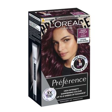 LOREAL PRÉFÉRENCE VIVID COLOURS DARK PURPLE INTENSIIVINEN KESTO