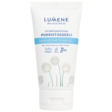 LUMENE KLASSIKKO SYVÄPUHDISTAVA PUHDISTUSGEELI 150 ML